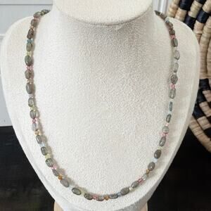 Second Bloom Studio Labradorite Multi Gemstone Necklace 18" + Extender
